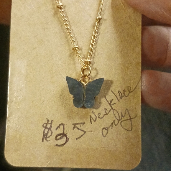 Choose from Butterfly Earrings or Necklace - Picture 2 of 2